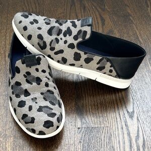 Cole Haan Grande 0S Loafers Grey Leopard Size 7.5